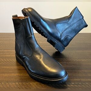 Allen Edmonds Discovery Chelsea Leather Moto Zip Up Boot Sz 10.5 (4927) $445